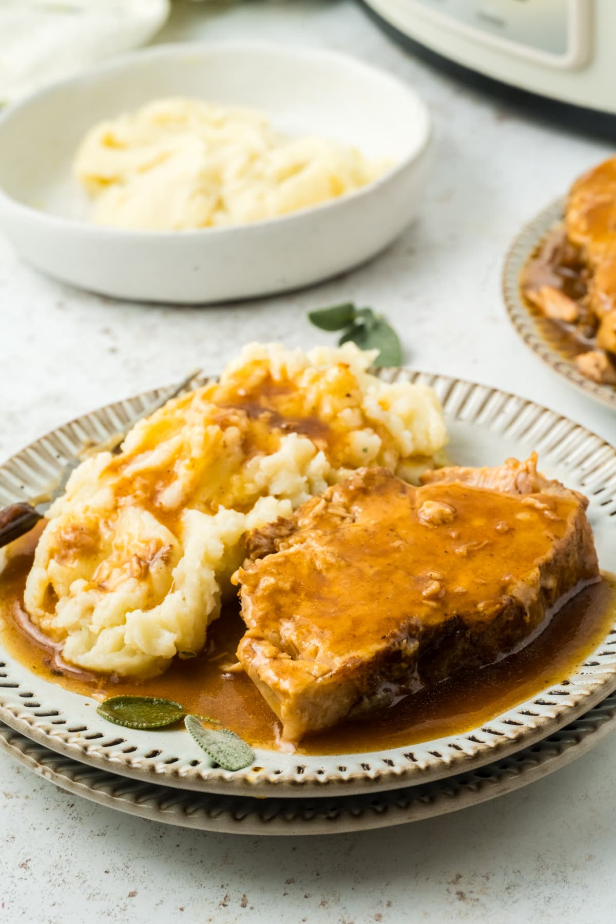 Old Fashioned Pork Roast with Vegetables and Gravy (Slow Cooker ...