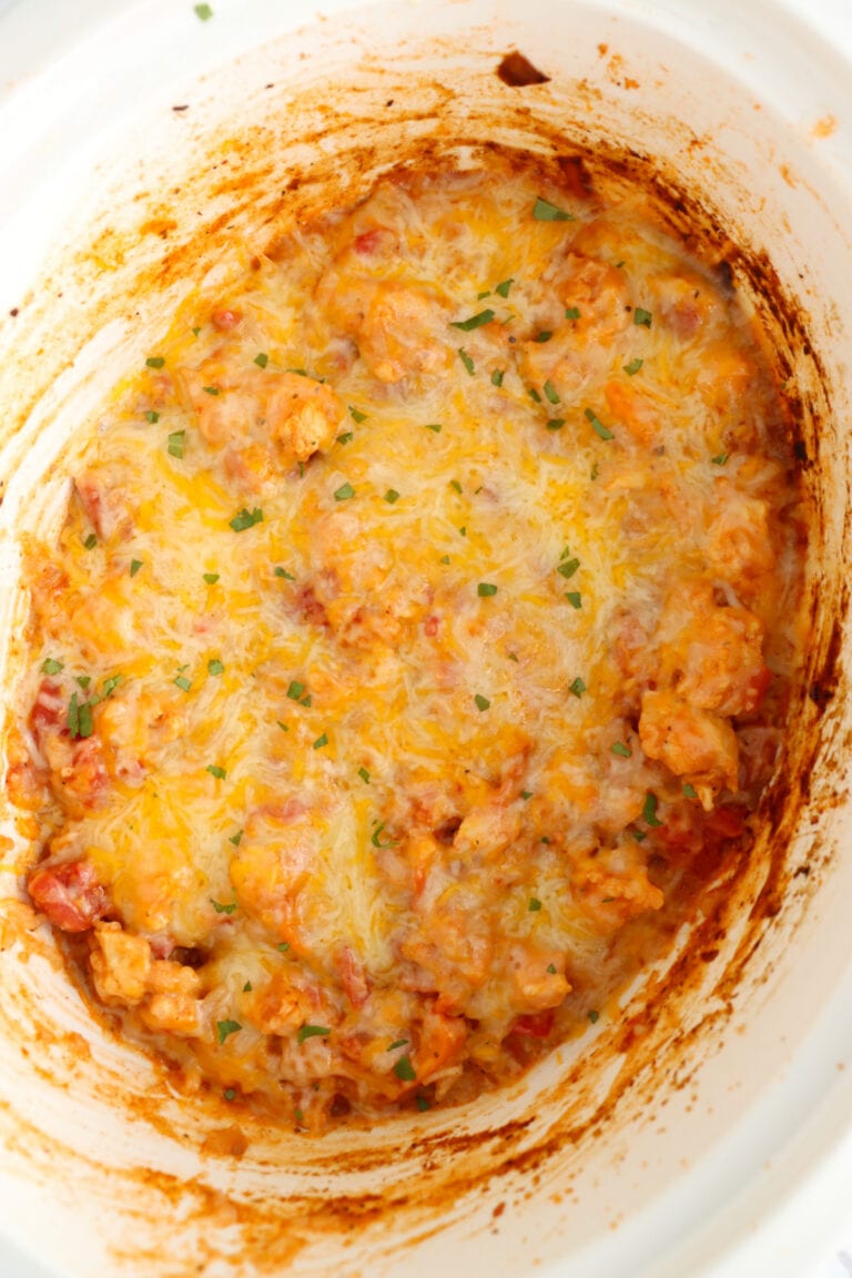 Easy Slow Cooker Taco Chicken and Rice Kitchen Divas