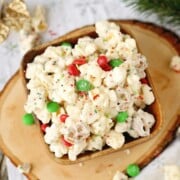 White Chocolate Cake Popcorn.