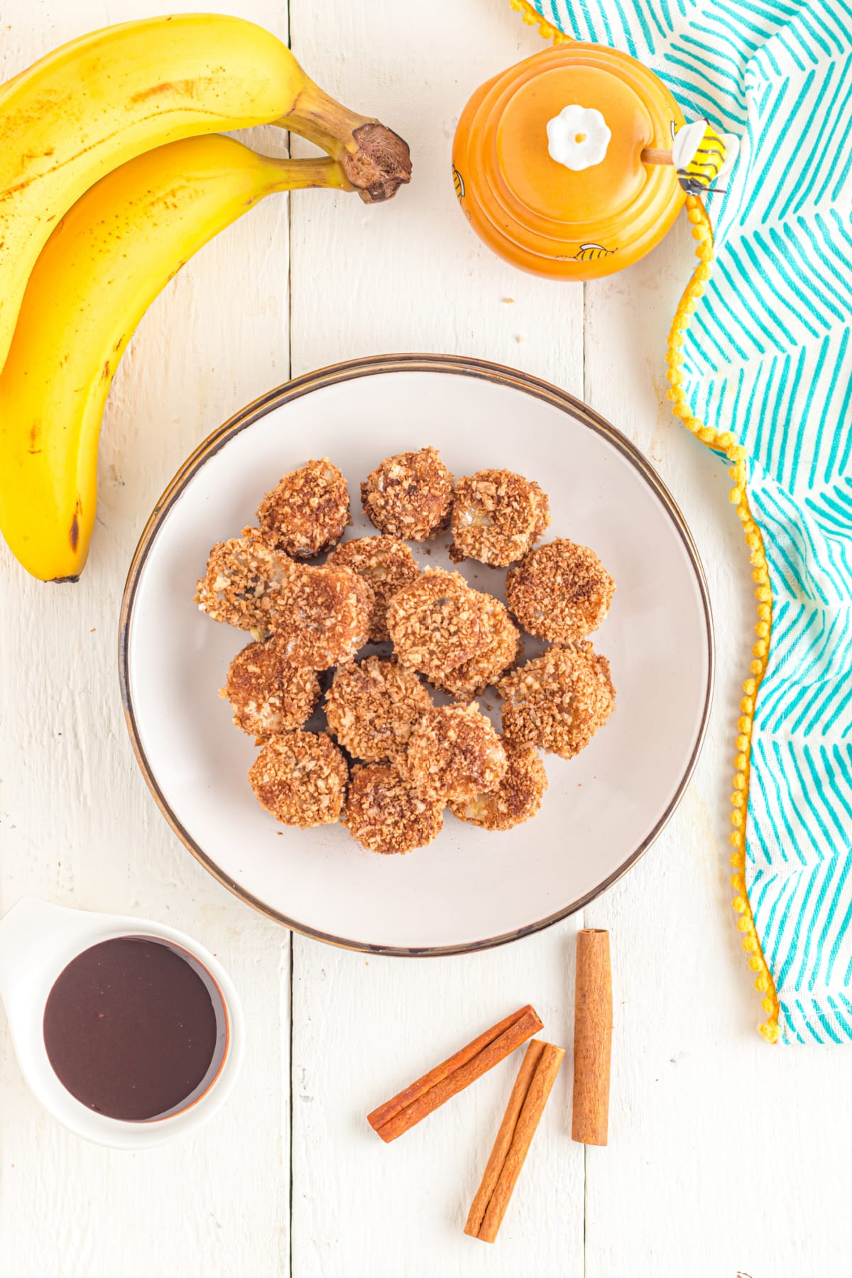 Air Fryer Banana Fritters Kitchen Divas