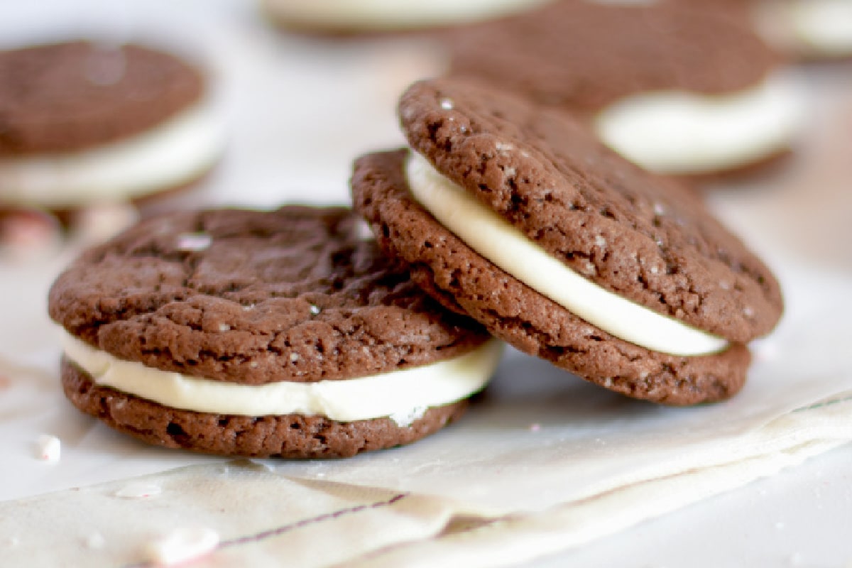 Quick Chocolate Fudge Sandwich Cookies Kitchen Divas