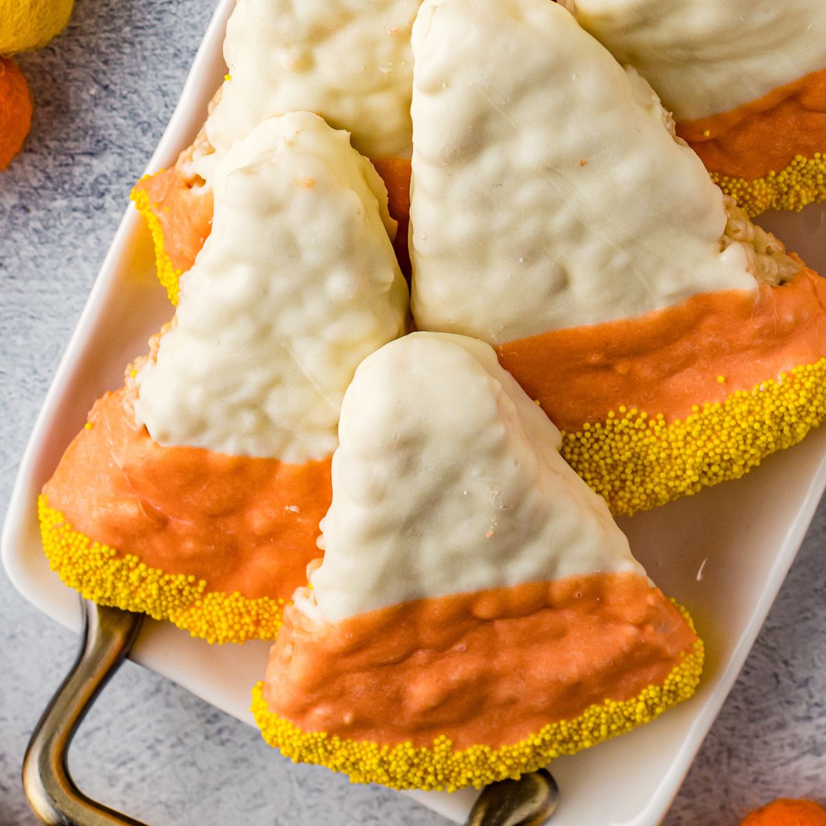 Halloween Rice Krispies Treats.