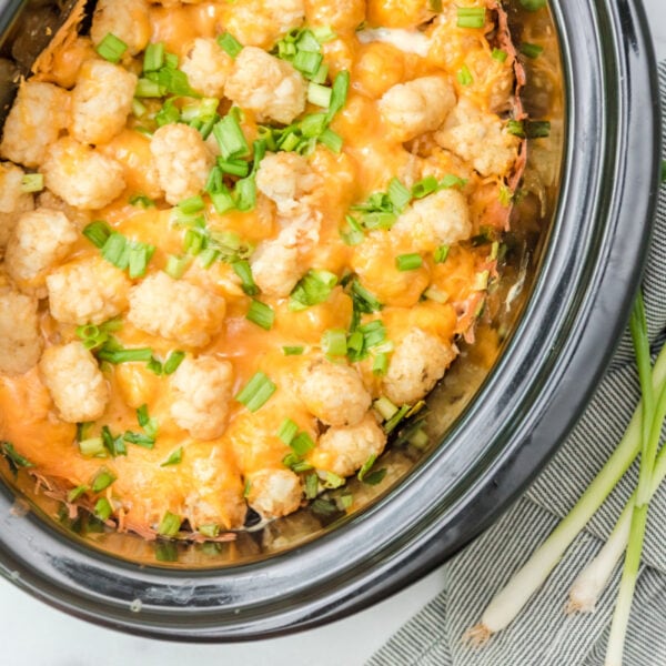 Slow Cooker Chicken Bacon Ranch Tater Tot Casserole Kitchen Divas