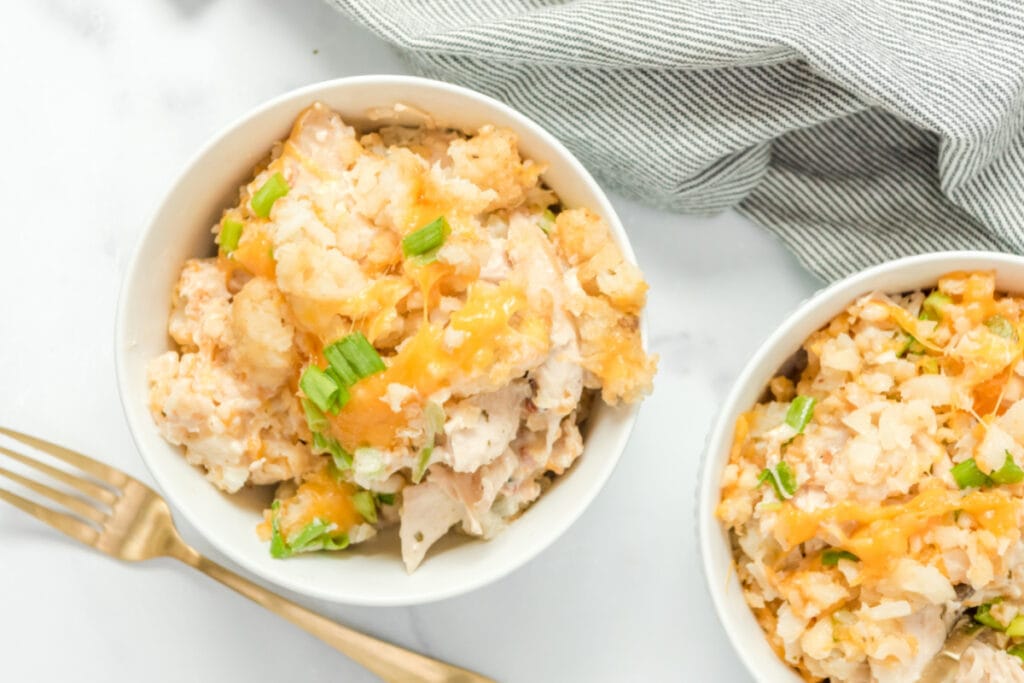 Slow Cooker Chicken Bacon Ranch Tater Tot Casserole Kitchen Divas