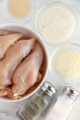 Overhead photo of all the ingredients.