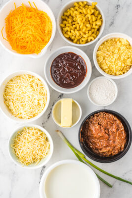 Overhead photo of all the ingredients.