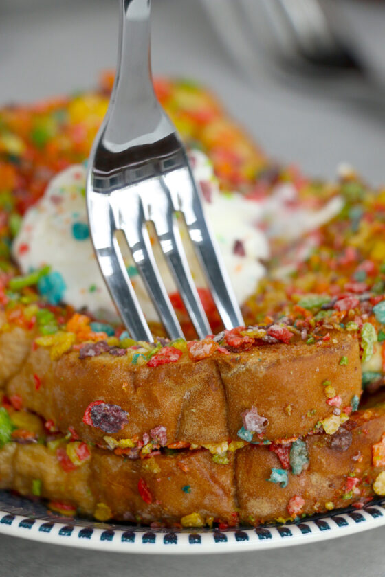 Air Fryer Fruity Pebble French Toast Kitchen Divas