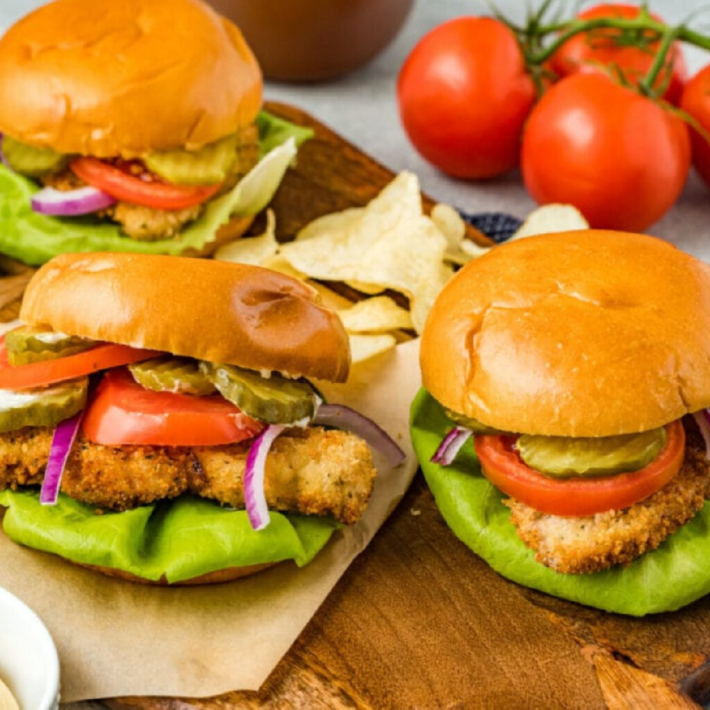 Fried Pork Chop Sandwiches - Kitchen Divas