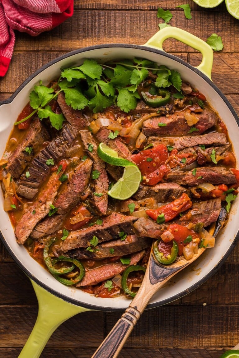 Steack Ranchero Easy Steak Ranchero with Smoky Chipotle Sauce - Kitchen Divas
