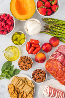 Overhead photo of all the ingredients.