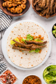 Surf and Turf Burrito - Kitchen Divas