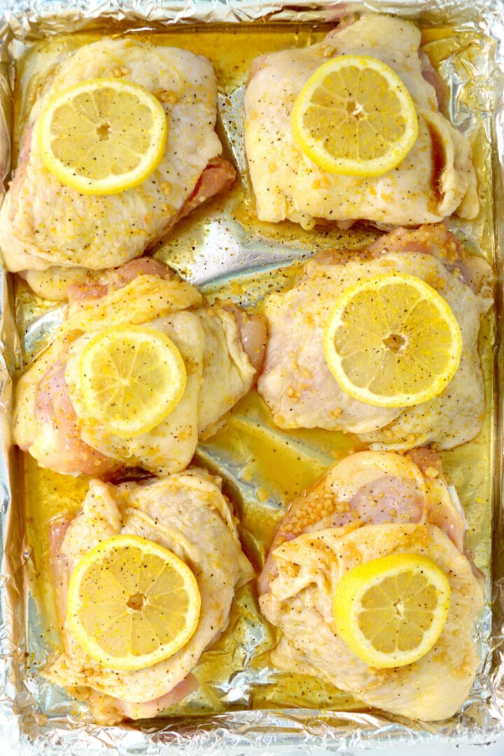Honey Garlic Lemon Pepper Chicken Thighs Kitchen Divas