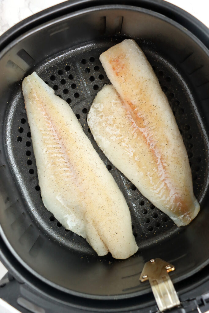 Air Fryer Frozen Cod - Kitchen Divas