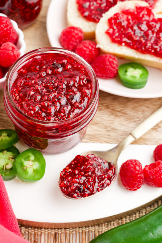 Raspberry Jalapeno Jam - Kitchen Divas