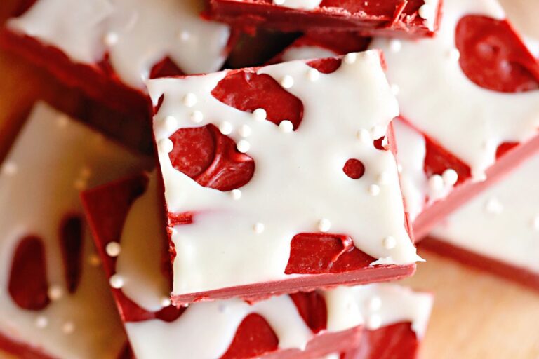 Red Rag Tim Fudge Easy Red Velvet Fudge - Kitchen Divas
