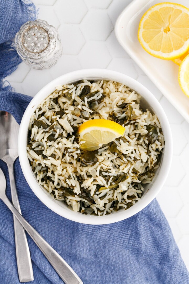 Spinach Rice - Kitchen Divas
