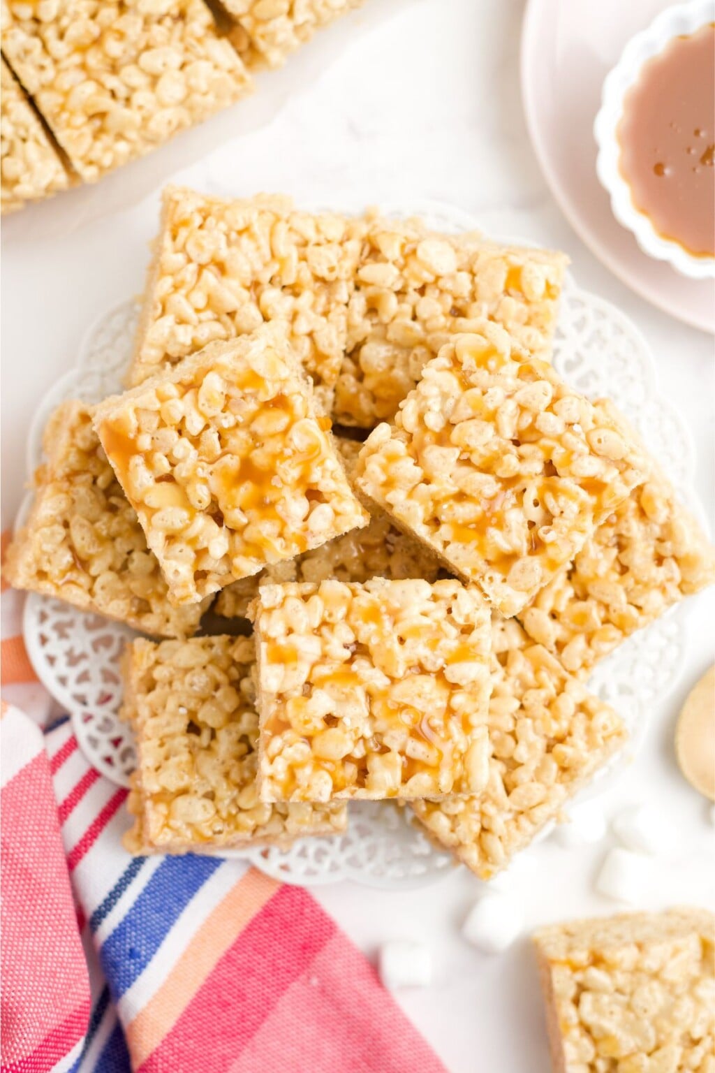 Salted Caramel Rice Krispie Treats - Kitchen Divas