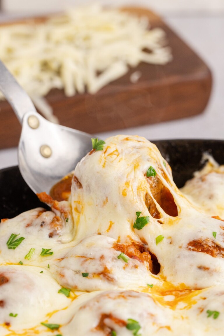 Meatball Ripiena Meatball Parmigiana - Kitchen Divas