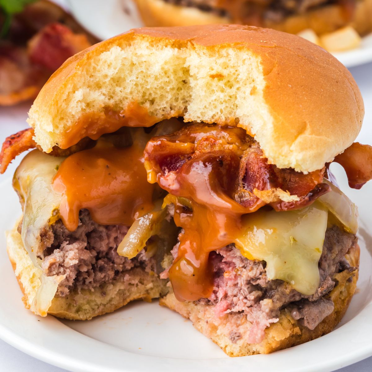 Sweet and Spicy Bacon Burger