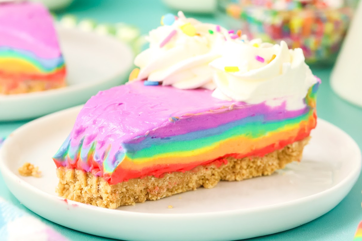 A slice of pie on a plate missing a bite.