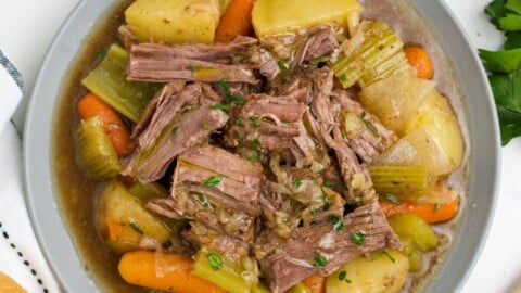 Crockpot Pot Roast with Onion Soup Packet