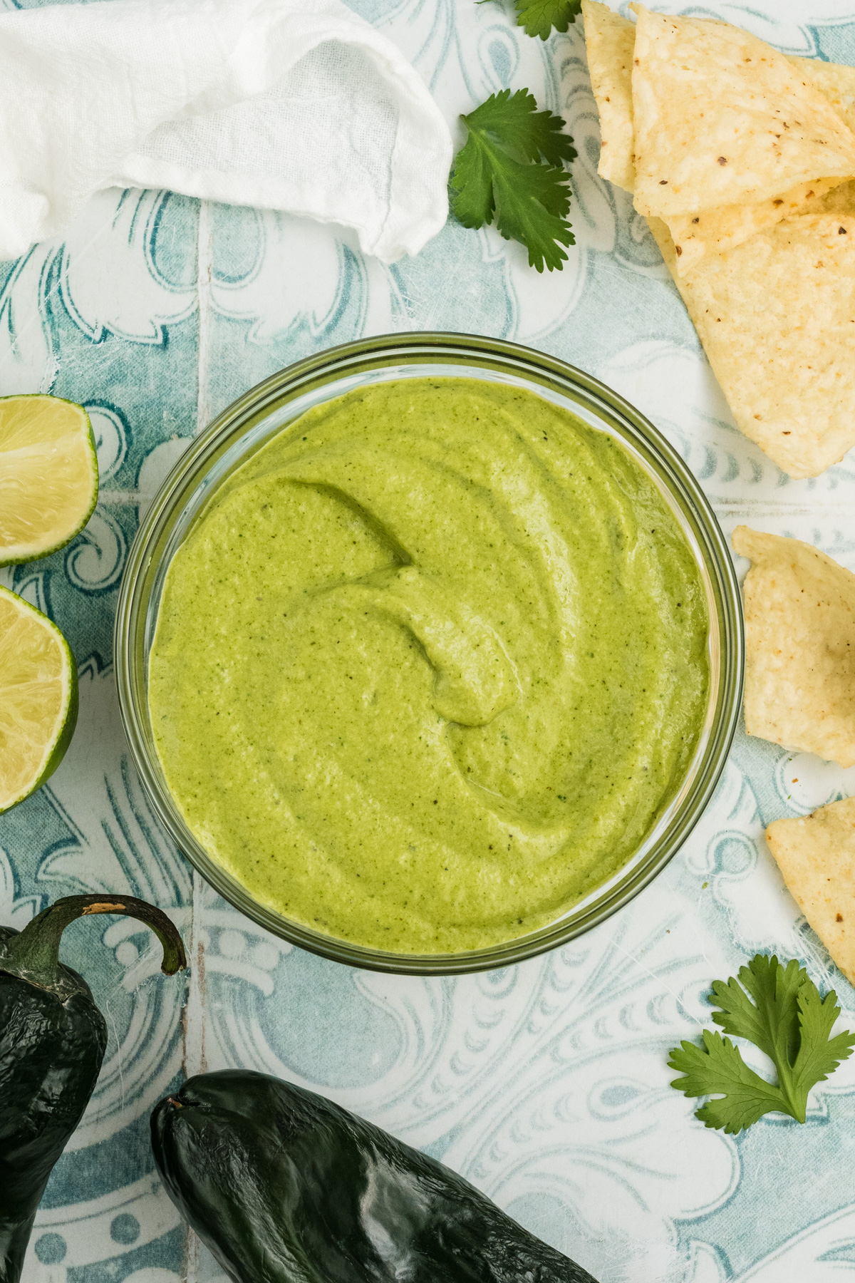 A bowl full of blended sauce.