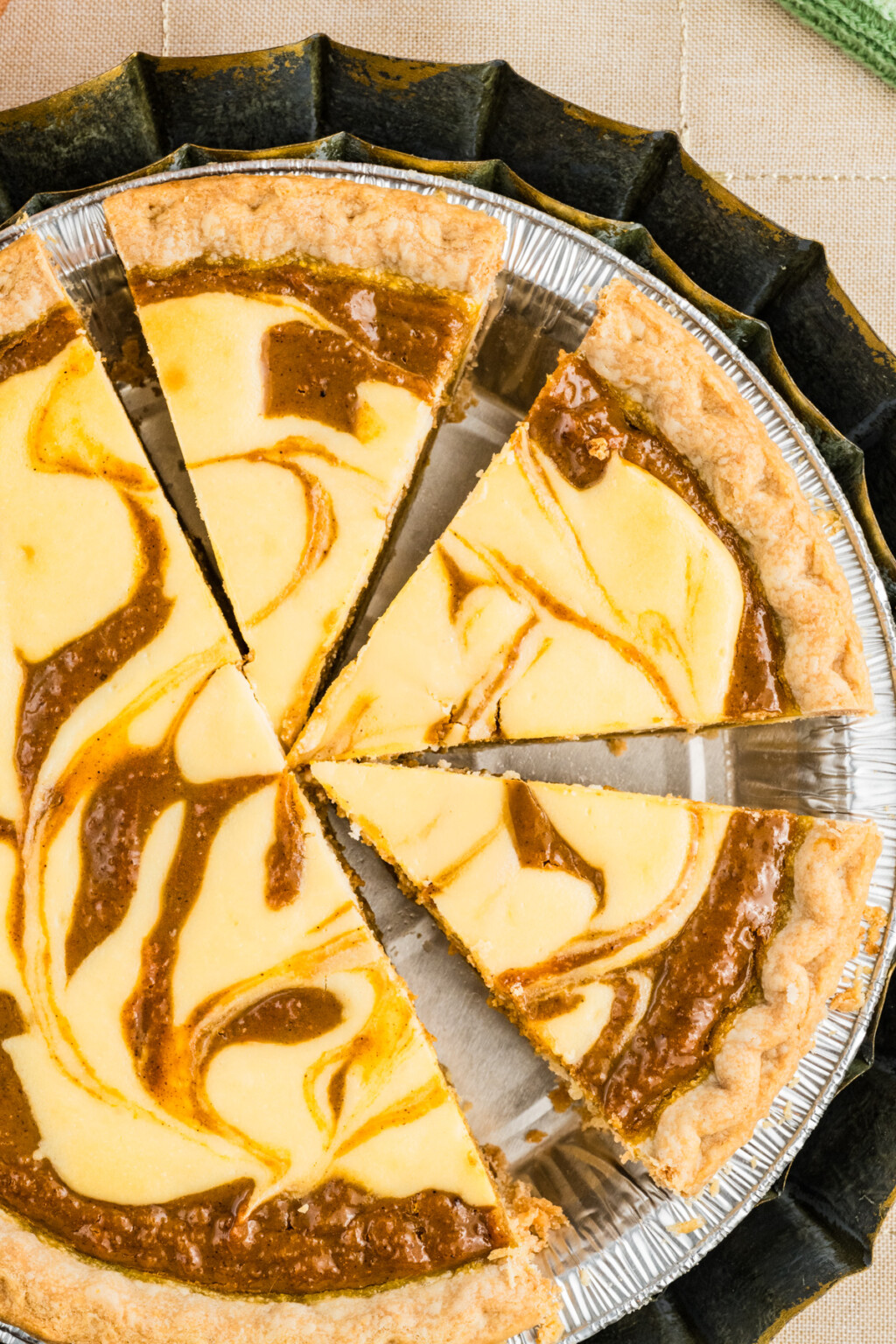 Pumpkin Cream Cheese Pie - Kitchen Divas