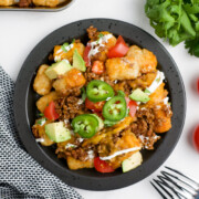 Totchos on a plate