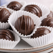 Bailey’s truffles on candy wrappers.