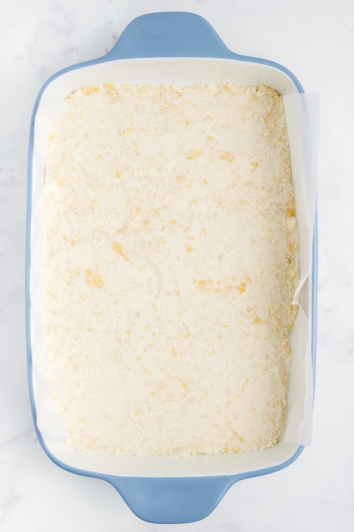 Pressed mixture on to the bottom of the pan.