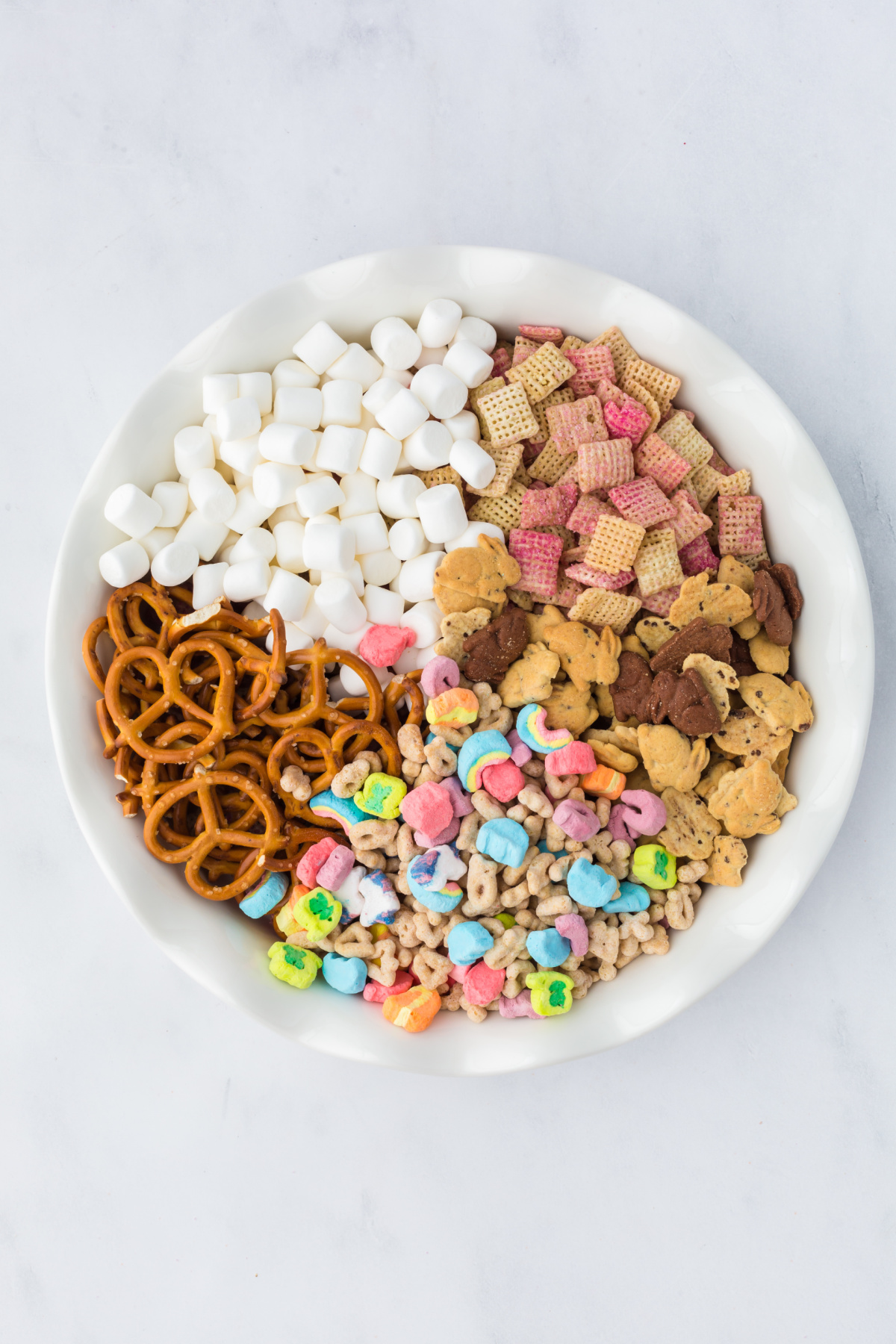 All of the ingredients in a bowl.