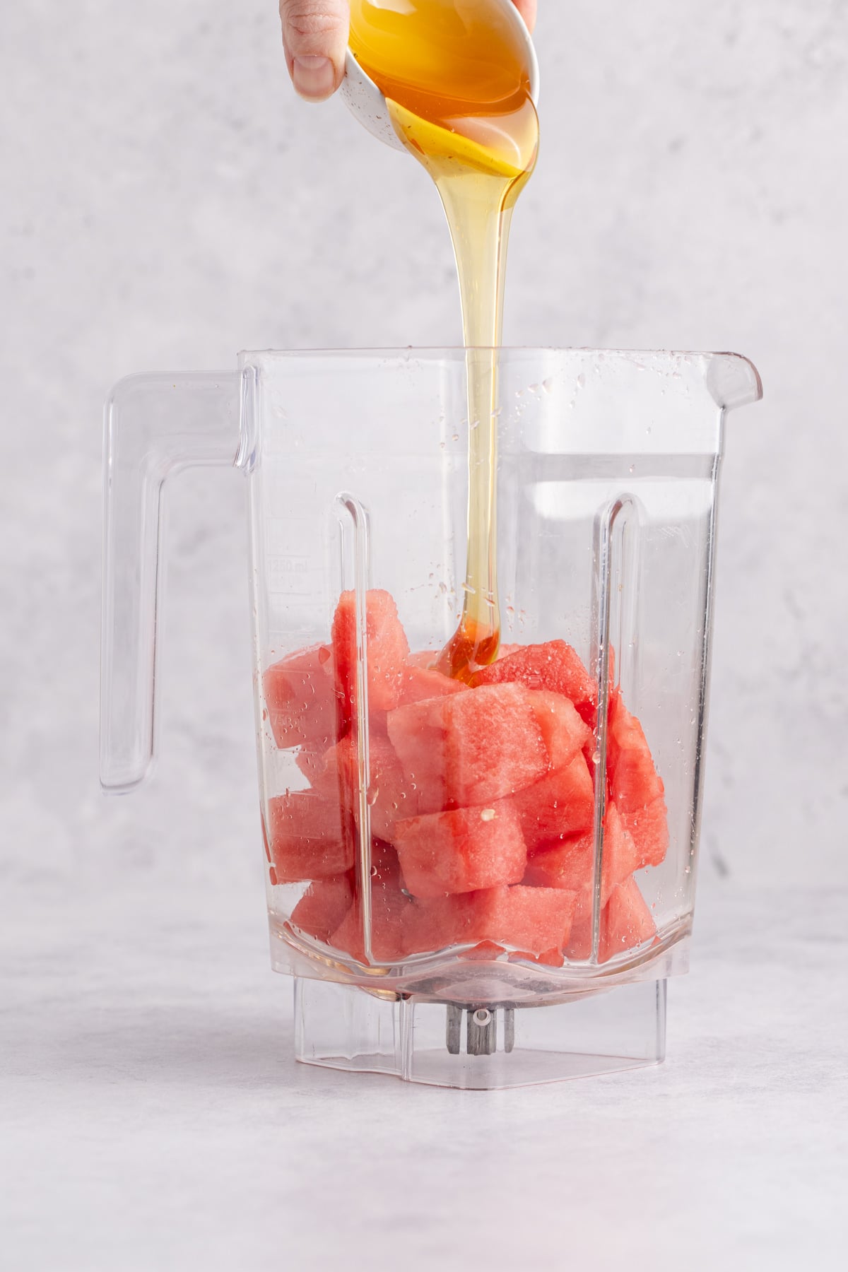 All ingredients into a blender.