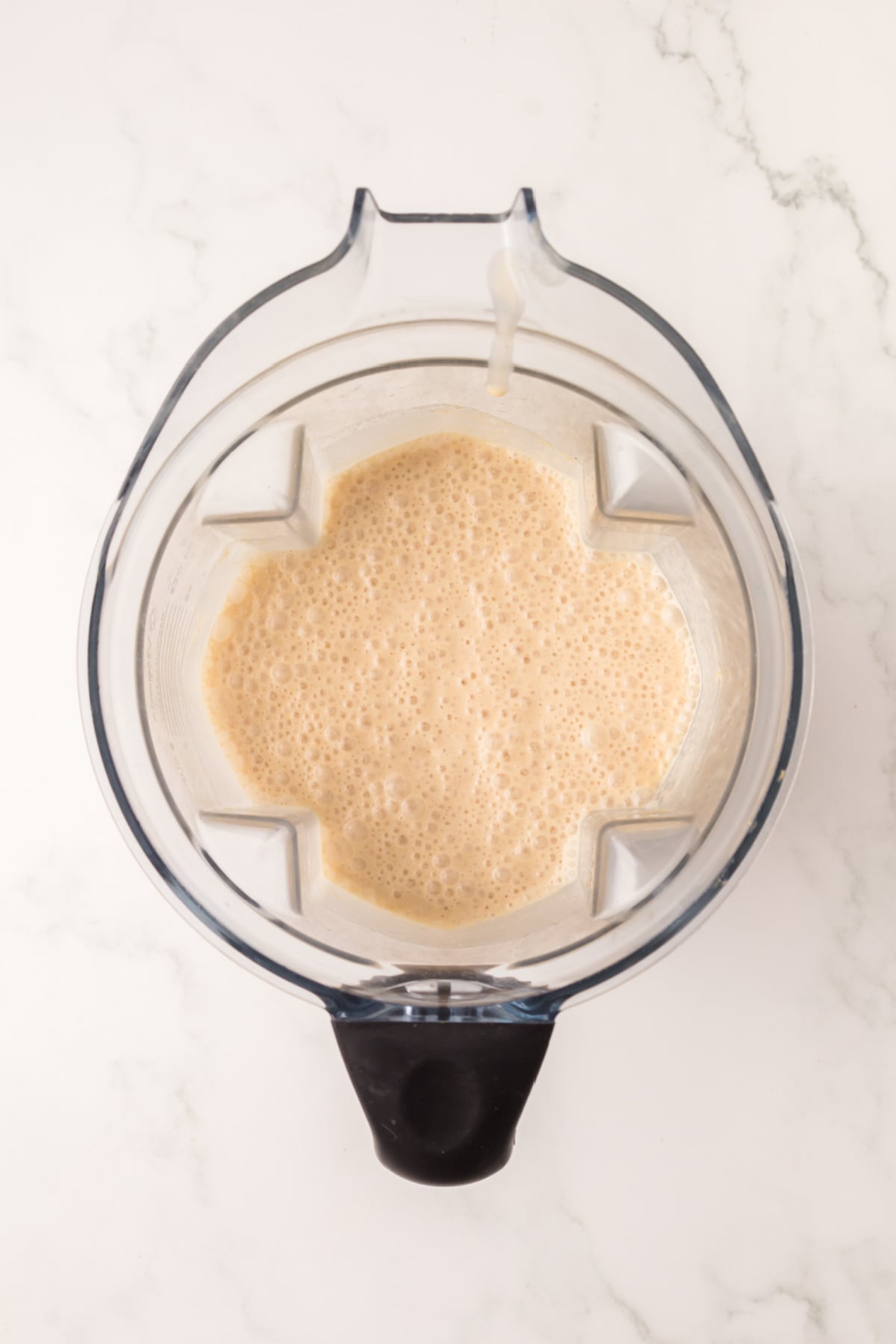 Ingredients blended in Blender