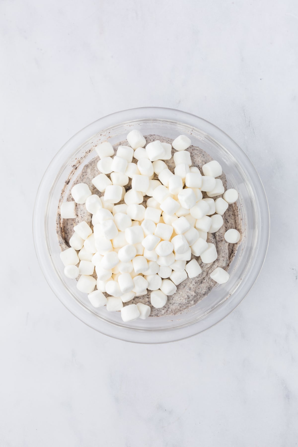 marshmallows added to fluff.