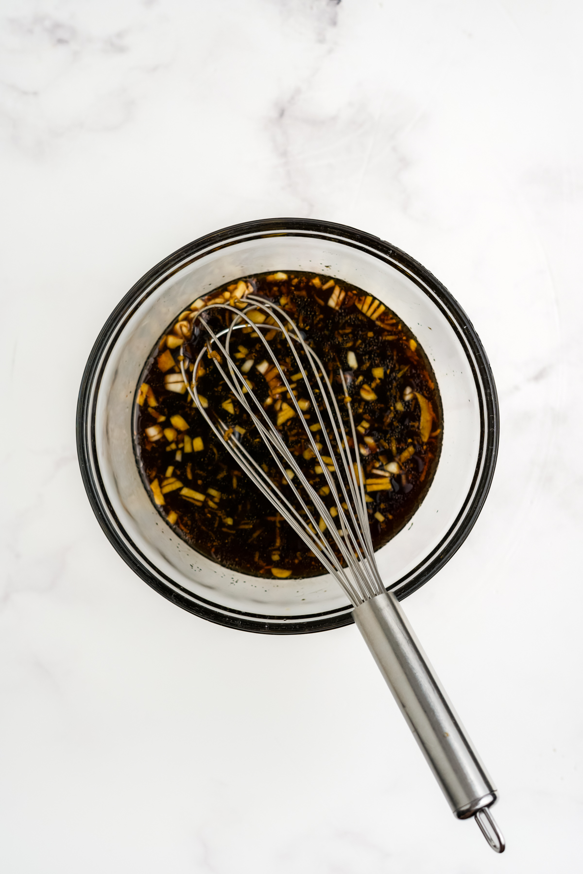 All the ingredients into a mixing bowl.