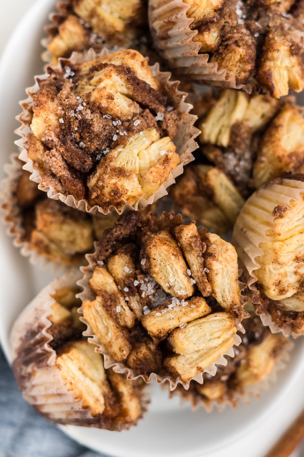 A pile of pull-aparts on a serving platter.