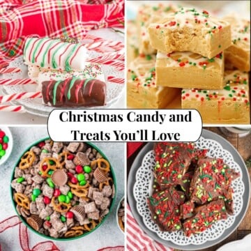 Four Christmas Candy and Treats.