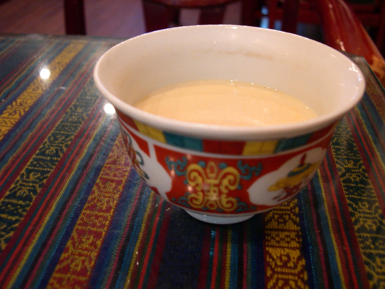 Onyado tea with butter in Tibet