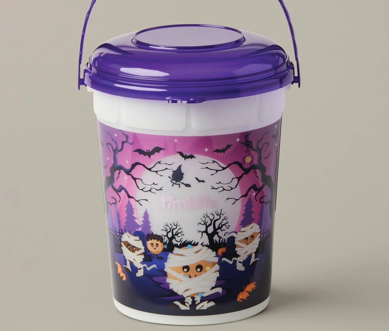 A bucket made for trick or treat season