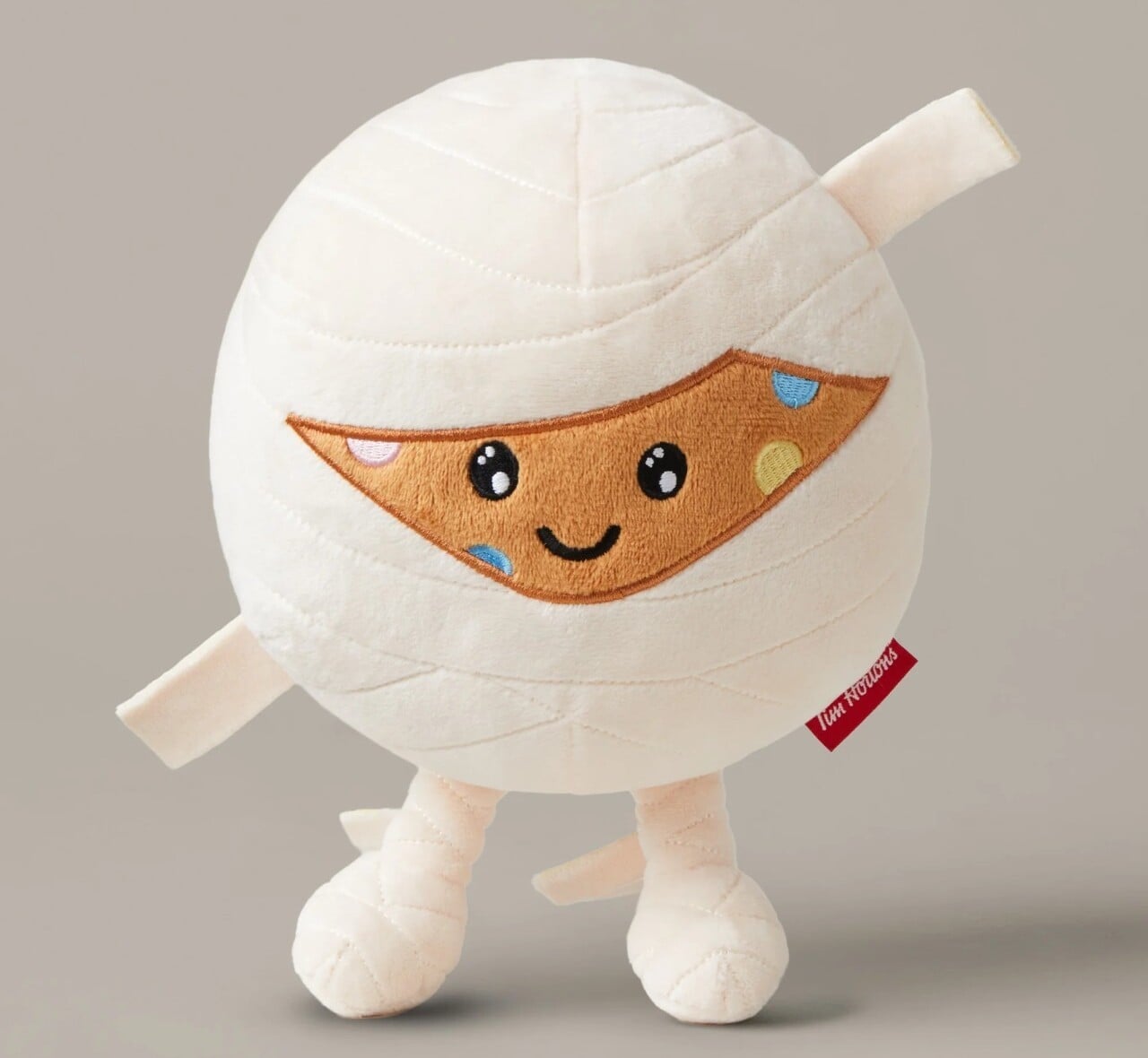 The plush brings the character to life