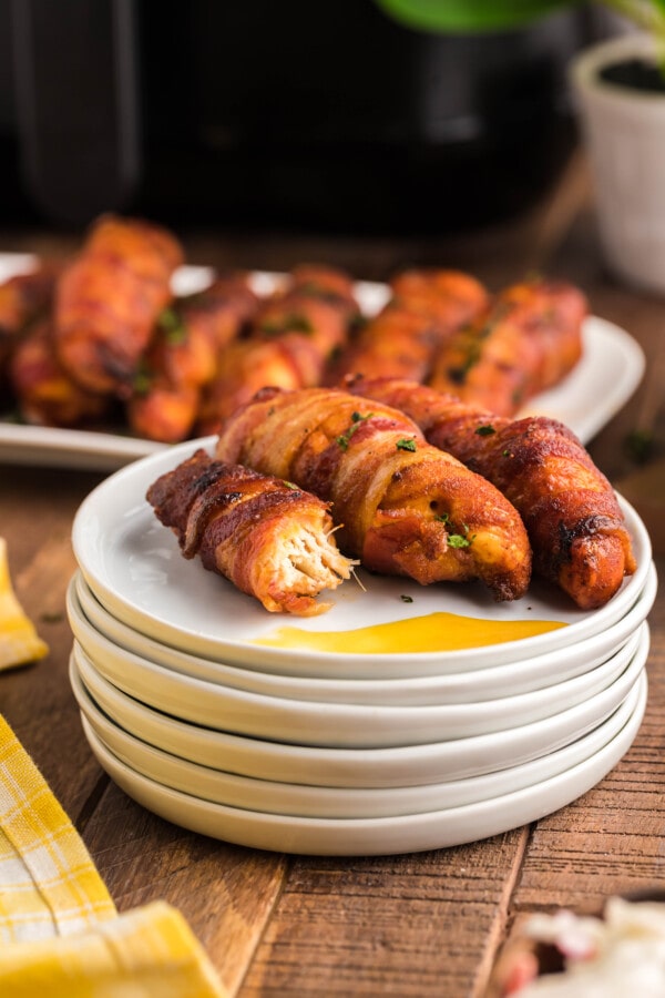 Air Fryer Bacon Wrapped Chicken Tenderloins Kitchen Divas