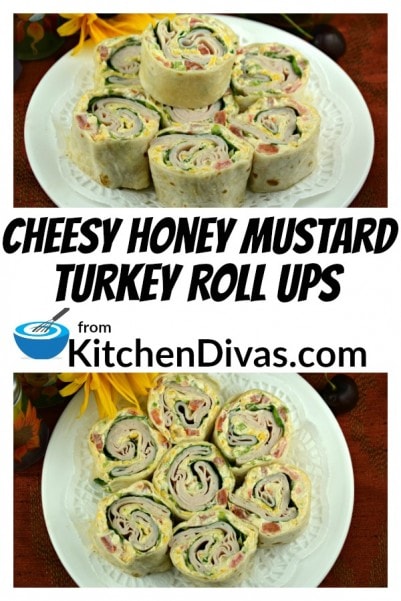 These Cheesy Honey Mustard Turkey Roll Ups are perfect served as a wrap or cut up into pieces! The perfect snack, meal or appetizer for any time of the year or for any occasion! I use whatever sandwich meat I have on hand and the cheesy mixture goes with all of them, beautifully! https://kitchendivas.com/?p=18042&preview=true