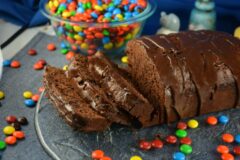 Glazed Chocolate Chunk Banana Bread