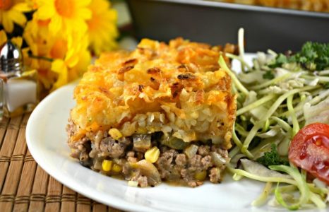 Easy Meaty Tater Casserole