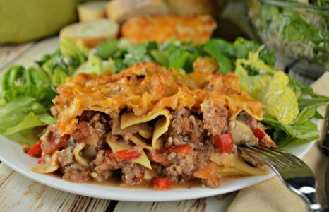 Meaty Noodle Casserole