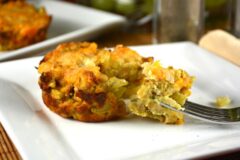Easy Cheesy Stuffing Muffins