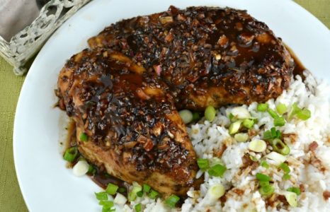 Balsamic Raspberry Garlic Chicken