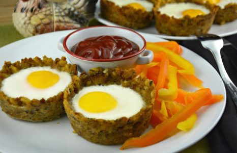 Easy Stuffing Egg Muffins