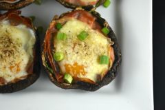 Prosciutto Portobello Baked Eggs