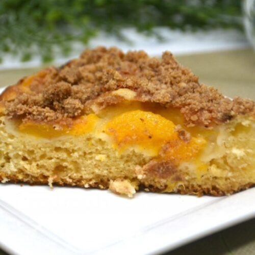 Easy Peach Coffee Cake